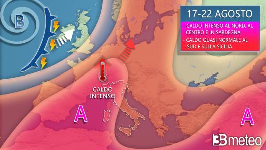 Meteo - Tendenza dopo Ferragosto