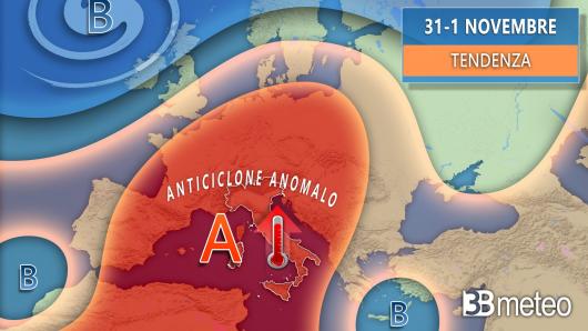 Meteo tendenza Halloween e ponte di Ognissanti
