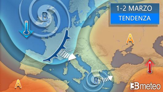 Meteo tendenza inizio marzo