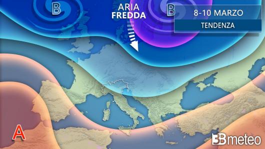 Meteo tendenza inizio prossima settimana
