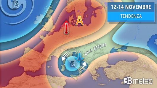 Meteo tendenza per il weekend 12-13