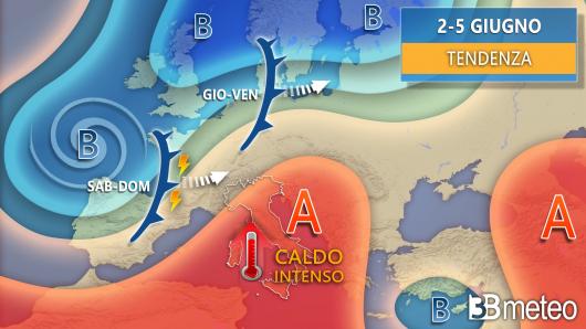 Meteo tendenza ponte del 2 giugno