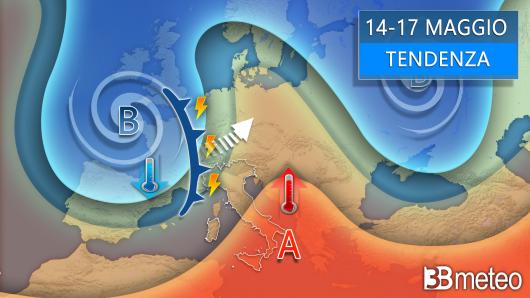 Meteo tendenza prossima settimana