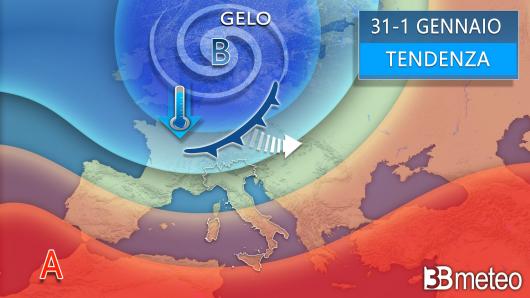 Meteo tendenza ultimo dell'anno e Capodanno 2024