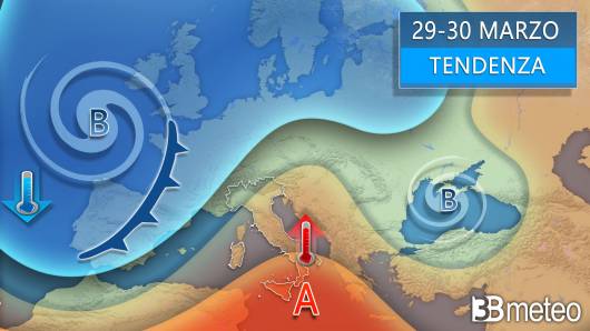 Meteo tendenza Venerdì Santo e Sabato Santo