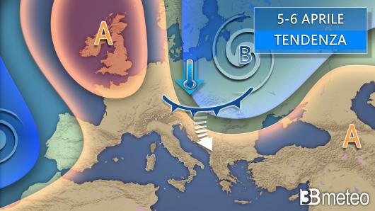 Meteo tendenza weekend 5-6 aprile