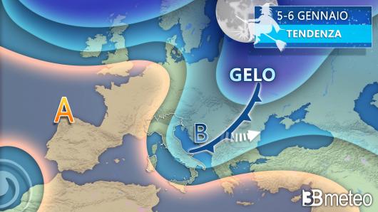 Meteo tra 5 gennaio e la Befana