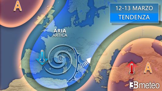 Meteo tra mercoledì e giovedì