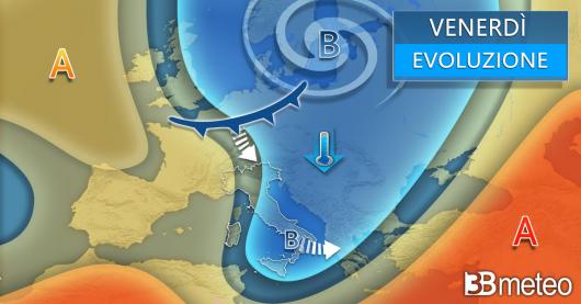 Meteo venerdì 19 aprile