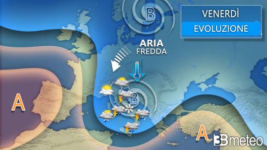 Meteo venerdì 20 dicembre