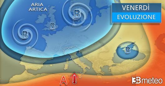 Meteo venerdì 26 aprile