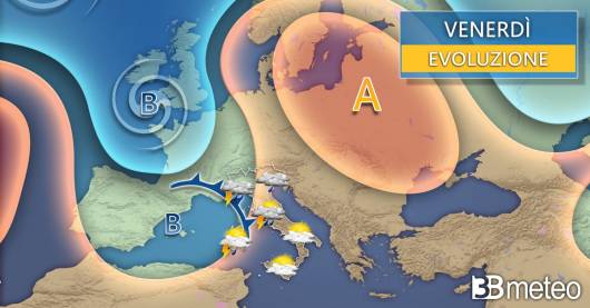 Meteo venerdì