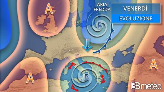 Meteo venerdì