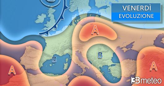 Meteo venerdì 7 novembre
