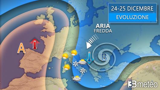 Meteo Vigilia e Natale 2024