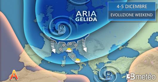 Meteo weekend. Fronte artico verso l'Italia