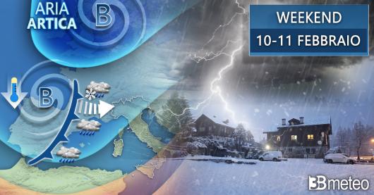Meteo weekend 10-11 febbraio
