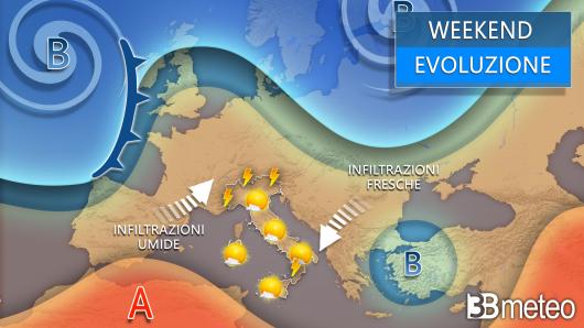 Meteo weekend 11-12 maggio