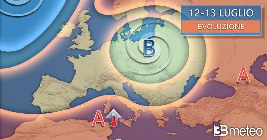 Meteo weekend 12-13 luglio