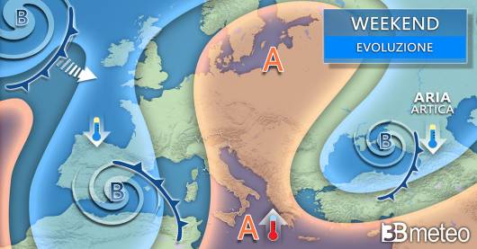 Meteo weekend 17-18 gennaio