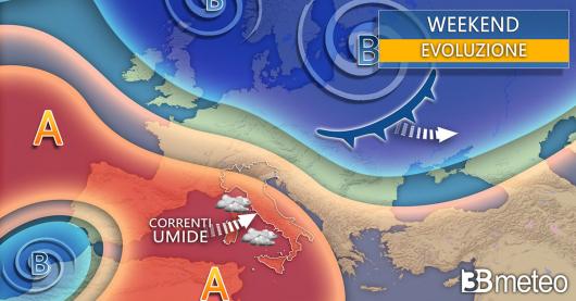 Meteo weekend 18-19 febbraio
