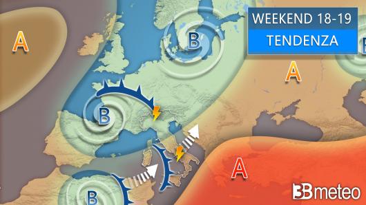 Meteo weekend 18-19 maggio 