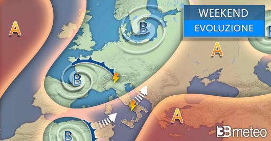 Meteo weekend 18/19 maggio