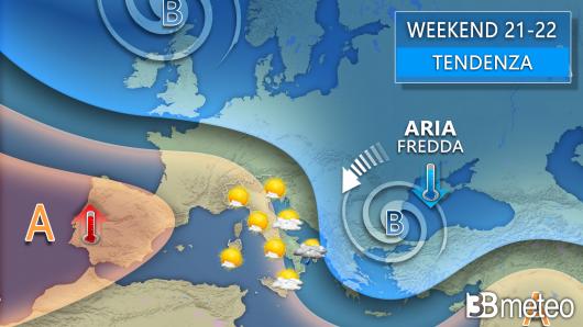 Meteo weekend 21-22 (tendenza)