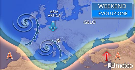 Meteo weekend 24-25 gennaio