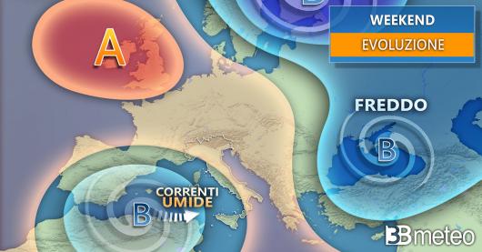 Meteo weekend 26/27 marzo