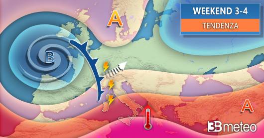 Meteo weekend 3-4 settembre