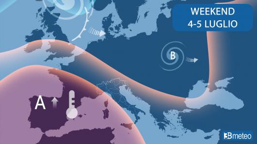 Meteo weekend 4-5 luglio