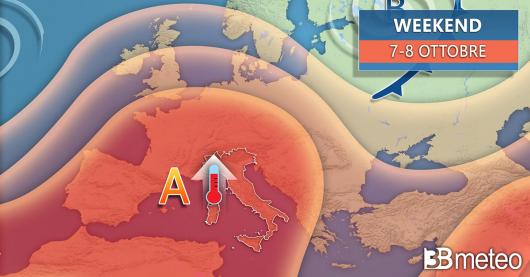 Meteo weekend 7-8 ottobre
