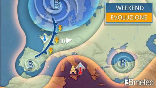 Meteo weekend 8-9 giugno