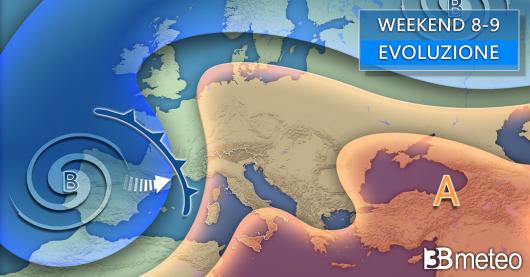 Meteo weekend 8-9 marzo