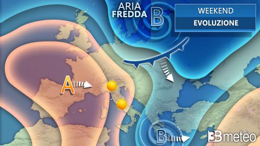 Meteo weekend con l'alta pressione ma che dura poco