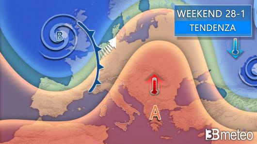 Meteo weekend di inizio marzo