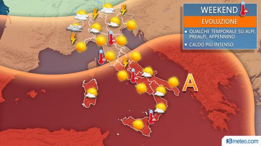 Meteo weekend Italia