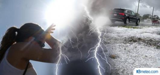 Meteo weekend perturbato con temporali, nubifragi e grandine al Nord e caldo intenso al Sud
