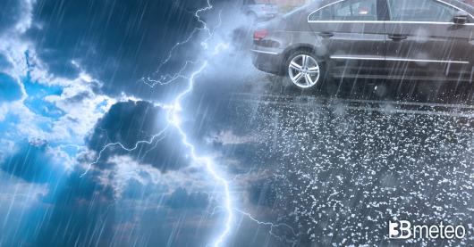 Meteo weekend, rischio forti temporali