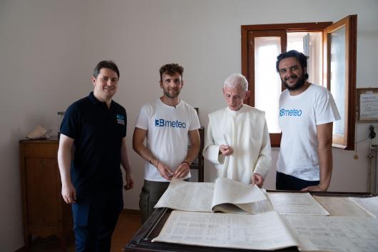 Missione Italia viene accolta da Vincenzo Capozzi (Uniparthenope) e don Maurizio
