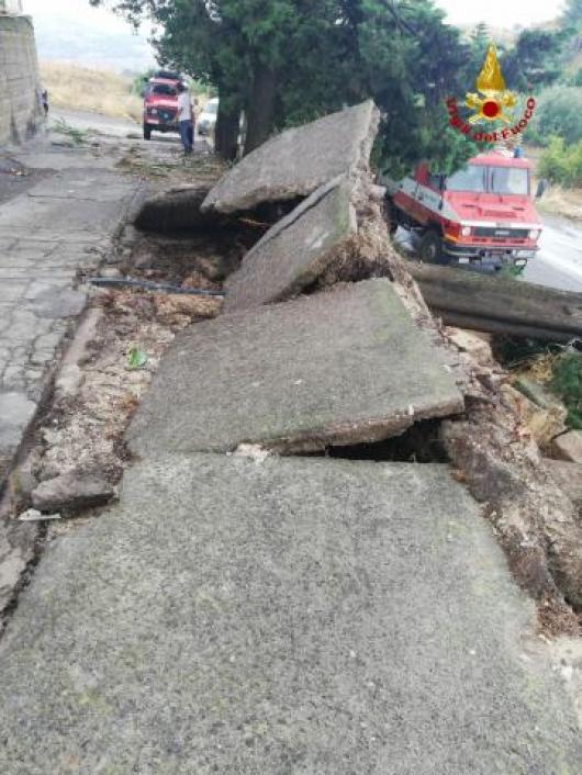 Molti danni in Sicilia nel Catanese per nubifragi e venti forti (fonte foto lasicilia.it) 