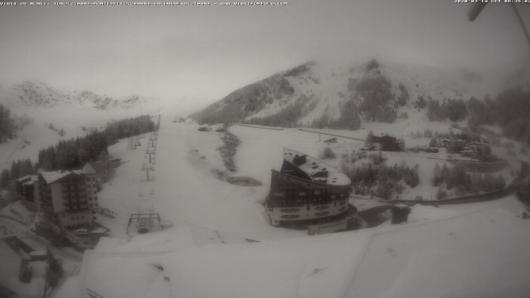 neve a Foppolo sulle Alpi Orobiche