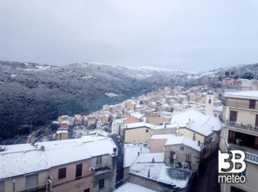 Neve a Seui. Sardegna