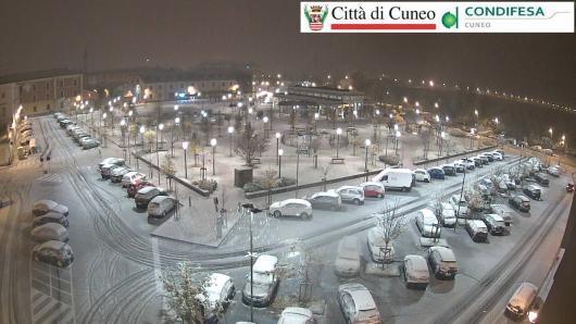 Neve anche a Cuneo