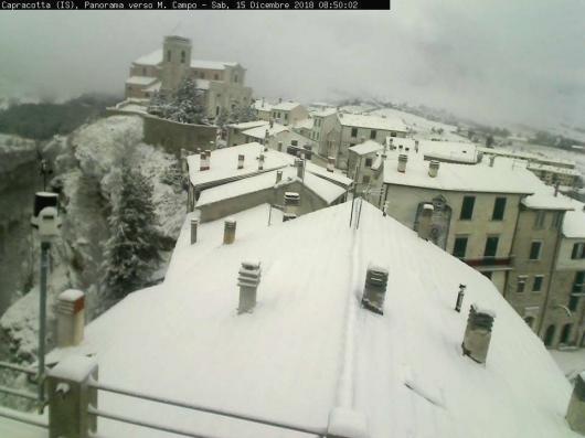 Neve in Appennino, qui Capracotta in Molise