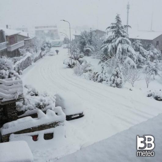 Neve in Sardegna: situazione a Pattada