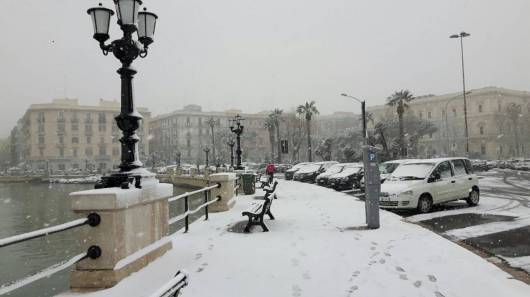 Neve sin sulle coste nei prossimi giorni