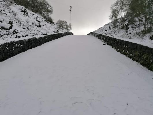 Nicolosi Monte Concilio (CT). Foto di Mario Alfio Pappalardo - Rete Meteo Amatori