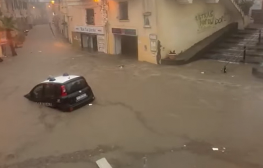 Nubifragio a Ischia